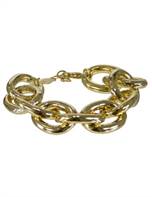 av max gold long cable bracelet
