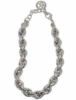 ben-amun twisted silver necklace